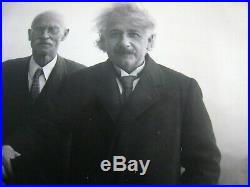 Vintage 1931 Type 1 Photo 10x8.'' Albert Einstein''. Mount Wilson, Cal. # 1