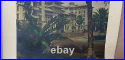 Vintage 1935 Hand Colored B & W Photo Moana Hotel of Henry Dougherty SIGNED