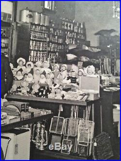 Vintage 1937 Hardware Store LARGE PHOTO Aladdin Lamp Keen Kutter Golconda IL