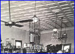 Vintage 1937 Hardware Store LARGE PHOTO Aladdin Lamp Keen Kutter Golconda IL