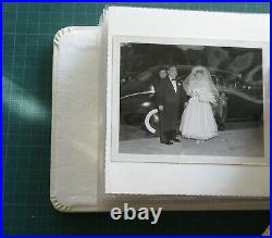 Vintage 1940s New York Italian Wedding Photo Album 4x5 B/W Photos 49 Photos