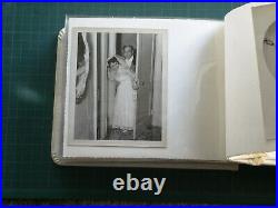 Vintage 1940s New York Italian Wedding Photo Album 4x5 B/W Photos 49 Photos
