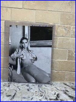 Vintage 1960's B/w 8x10 Art Posed Model Agnes By Serge Jacques