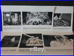 Vintage 1982 Disney's TRON press kit with 20 B&W movie photos & productions notes