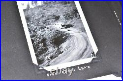 Vintage 207 BW pics photo album 1940-50s national parks Camping Zion Grand Cyn