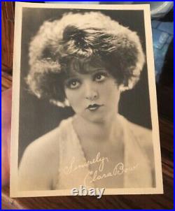 Vintage 20s Original Photograph Clara Bow Golden Age Hollywood