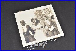 Vintage 243 BW pics photo album 1900s-20s Friends Family Racist Costumes Candids