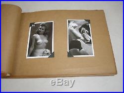 Vintage Album 48 (forty eight) Original 1950s 2.25x4 b/w Nude Photos FAB PIX
