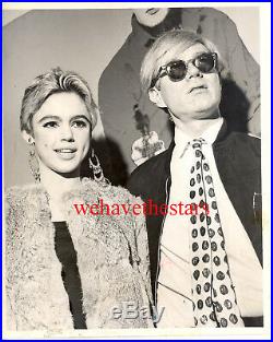 Vintage Andy Warhol Edie Sedgwick TRAGIC STAR ICON'60s Publicity Portrait