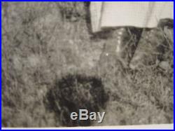 Vintage Antique Double Exposure Ghost Parents Half Cat Shadow Friend Photograph