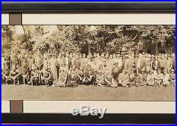 Vintage Antique Rajah Panoramic Group Photograph Shriners Reading, PA early 1900s