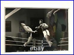 Vintage Art Shay Black and White Photograph 1960s Muhammad Ali Cassius Clay