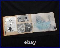 Vintage Art photo Album Sailor Warship USSR Navy Fleet Drawings Demobilization