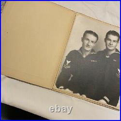 Vintage B&W 8X10 Original Studio 1940's Photo Handsome Young Navy Men -Gay Int