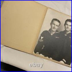 Vintage B&W 8X10 Original Studio 1940's Photo Handsome Young Navy Men -Gay Int