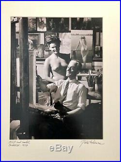 Vintage Bela Kalman Signed Photograph Nude MCP And Model Budapest 1954
