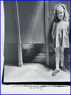 Vintage Black And White Little Girls In Central Park Photo By Roz Kelly Signed