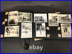 Vintage Black And White Photo Album Family Ski Scenes 1950s 230 Photos