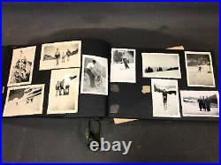 Vintage Black And White Photo Album Family Ski Scenes 1950s 230 Photos