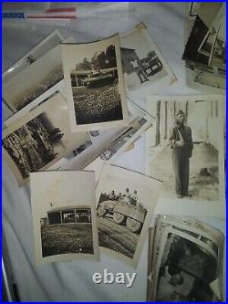Vintage Black And White Photos Tanks Trucks Cars Soldiers Houses war +More 150+