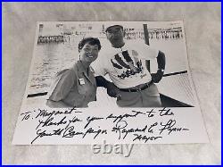 Vintage Black & White Autographed Boston Mayor Raymond Leo Flynn Photo 8x10