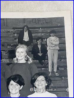 Vintage Black & White Cal Hunter Photography 1967 Woman's Baseball Team