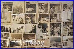 Vintage Black & White Photo Collection Lot of 104 Total Images Various Subjects