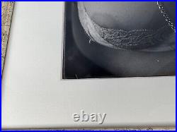Vintage Black and White Photo Boobs in Bra 1993 Framed Original Art Photo