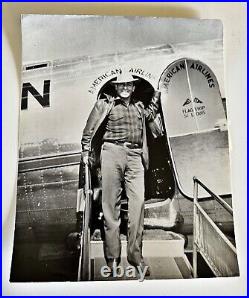 Vintage Bob Wills American Airlines Flight Airplane Photo Photograph 1940s