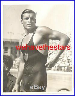 Vintage Buster Crabbe TIGHT SWIMSUIT SEXY OLYMPIC CHAMP'32 PRESS Portrait