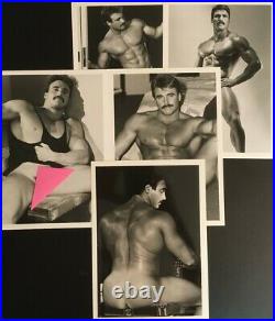 Vintage COLT STUDIO Cal Sinclair B/W Set of 10 5x7 photos 1991 GAY INTEREST