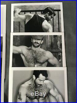 Vintage Colt Studio B&W x8 photoset W-45 Steve Kelso Male Nude 5X7 Photo Gay