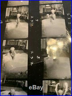 Vintage Contact Sheet Photograph of Jayne Mansfield in bubble bath