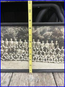 Vintage Framed Black & White 1955 Photograph of Camp ZAKELO In Harrison Maine