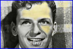 Vintage Frank Sinatra Rat Pack Singer Actor Autograph Signature B&W Photo 8x10