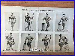 Vintage Gay LON Hanagan LOT 11 orig 8x5 Photo Cards BEEFCAKE Male Physique