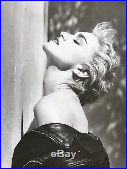 Vintage Herb Ritts Madonna 1986 Black & White Photo Poster 80's RARE