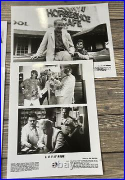 Vintage Let It Ride Movie Press Release Photos Set of 6 8x10 Black White