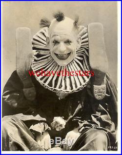 Vintage Lon Chaney Sr. MAKEUP MARVEL'24 HE WHO GETS SLAPPED Horror Pub Portrait