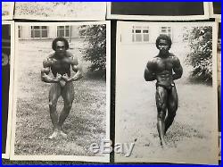 Vintage Lot of 20 Body Builder Beefcake 5 x 7 Black & White Photos Gene Mozee