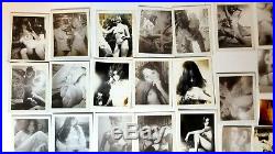 Vintage Lot of 30 Nude Girls Women Photos B&W Risque Polaroid Photographs #005