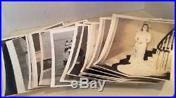 Vintage Lot of Black & White Family Photos & Negatives Large Lot
