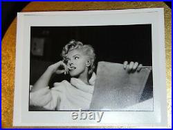 Vintage MARILYN MONROE Reading A Script by BOB HENRIQUES MAGNUM PHOTOS 1958