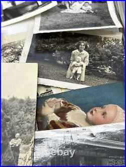 Vintage Mixed Lot Of 1900s 1970s Photographs, Photo Postcards And More