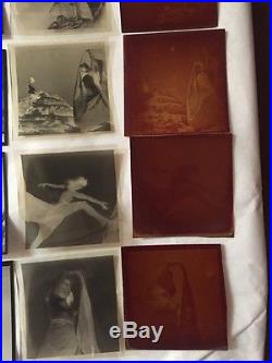 Vintage Nude Photos. Set Of 18 Black And White, Negative And Red Exposed Photos