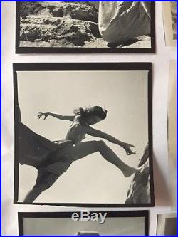 Vintage Nude Photos. Set Of 18 Black And White, Negative And Red Exposed Photos