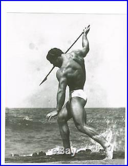 Vintage ORIGINAL JOHN GRIMEK Bodybuilding Photo B+W July 4,1951