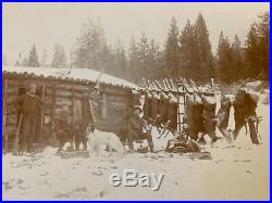 Vintage Old Montana Hunting Lodge Photograph