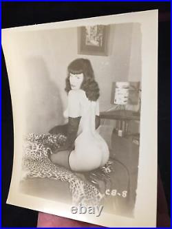 Vintage Original 50s Bettie Page Safari By Bunny Yeager Risque Pinup Photo CB-8