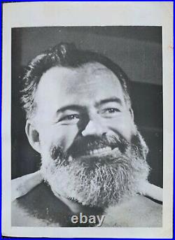 Vintage Original Ernest Hemingway Press Photo (News/Car Accident in London 1944)